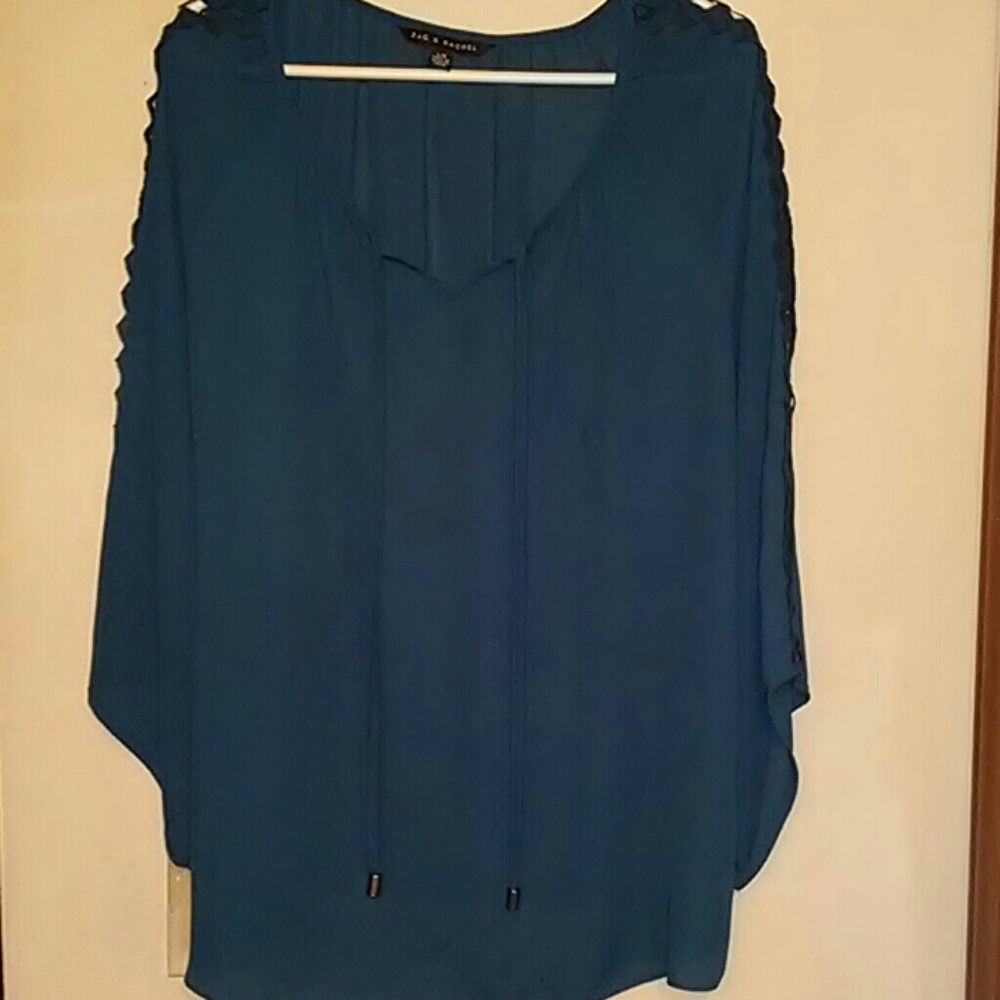 Zac & Rachel dark teal blouse